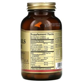 Solgar Skin Nails & Hair Advanced MSM Formula 120 Tablets 3 Thực phẩm bổ sung Solgar Skin Nails & Hair Advanced MSM Formula 120 Tablets 033984017368