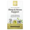 Thực phẩm chức năng Solgar Sleep & Stress Support 60 Vegetable Capsules 033984303201
