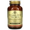Thực phẩm chức năng Solgar Vitamin B12 500 mcg 250 Vegetable Capsules 033984032118