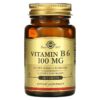 Thực phẩm chức năng Solgar Vitamin B6 100 mg 100 Tablets 033984031203