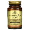 Thực phẩm chức năng Solgar Vitamin B6 25 mg 100 Tablets 033984030824
