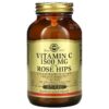 Thực phẩm chức năng Solgar Vitamin C with Rose Hips 1.500 mg 90 Tablets 033984024205