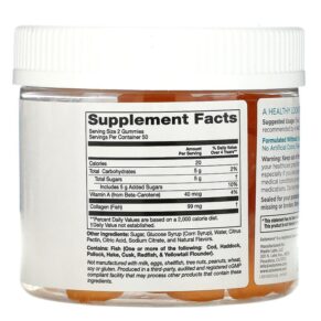 Thực phẩm bổ sung Solumeve Collagen Gummies Gelatin Free Tropical Fruit Flavor 100 Gummies 898220014477