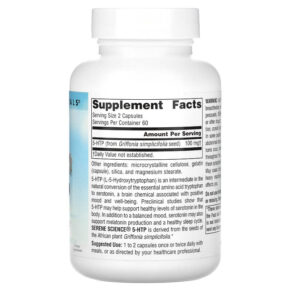 Source Naturals 5-HTP 50 mg 120 Capsules 3 Thực phẩm bổ sung Source Naturals 5-HTP 50 mg 120 Capsules 021078017028