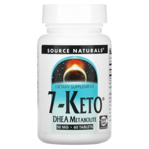 Thực phẩm chức năng Source Naturals 7-Keto DHEA Metabolite 50 mg 60 Tablets 021078013785