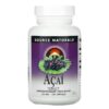 Thực phẩm chức năng Source Naturals Acai Extract 500 mg 120 Capsules 021078020264