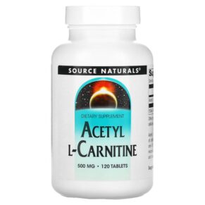 Thực phẩm chức năng Source Naturals Acetyl L-Carnitine 500 mg 120 Tablets 021078003311