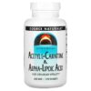 Thực phẩm chức năng Source Naturals Acetyl L-Carnitine & Alpha-Lipoic Acid 650 mg 120 Tablets 021078018001