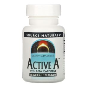 Thực phẩm chức năng Source Naturals Active A 25.000 IU 120 Tablets 021078008255