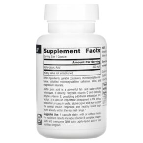 Thực phẩm bổ sung Source Naturals Alpha Lipoic Acid 300 mg 60 Capsules 021078017646