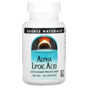 Thực phẩm chức năng Source Naturals Alpha Lipoic Acid 300 mg 60 Capsules 021078017646