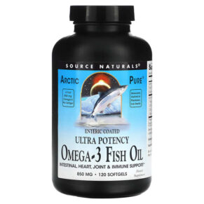 Thực phẩm chức năng Source Naturals Arctic Pure Ultra Potency Omega-3 Fish Oil 850 mg 120 Softgels 021078020172