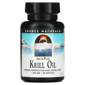 Thực phẩm chức năng Source Naturals ArcticPure Krill Oil 1.000 mg 30 Softgels 021078025573