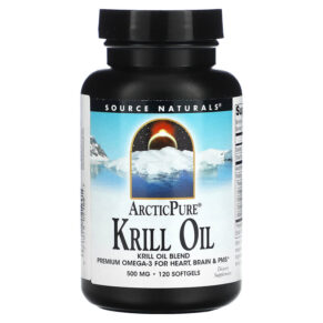 Thực phẩm chức năng Source Naturals ArcticPure Krill Oil 500 mg 120 Softgels 021078021667