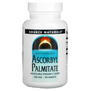 Thực phẩm chức năng Source Naturals Ascorbyl Palmitate 500 mg 90 Tablets 021078013761