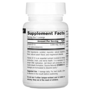 Source Naturals B-12 2.000 mcg 100 Lozenges 3 Thực phẩm bổ sung Source Naturals B-12 2.000 mcg 100 Lozenges 021078004189