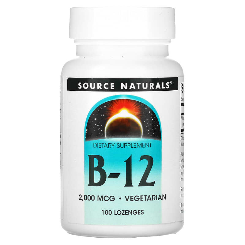 Source Naturals B-12 2.000 mcg 100 Lozenges 8 Thực phẩm chức năng Source Naturals B-12 2.000 mcg 100 Lozenges 021078004189