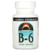 Thực phẩm chức năng Source Naturals B-6 100 mg 100 Tablets 021078004134