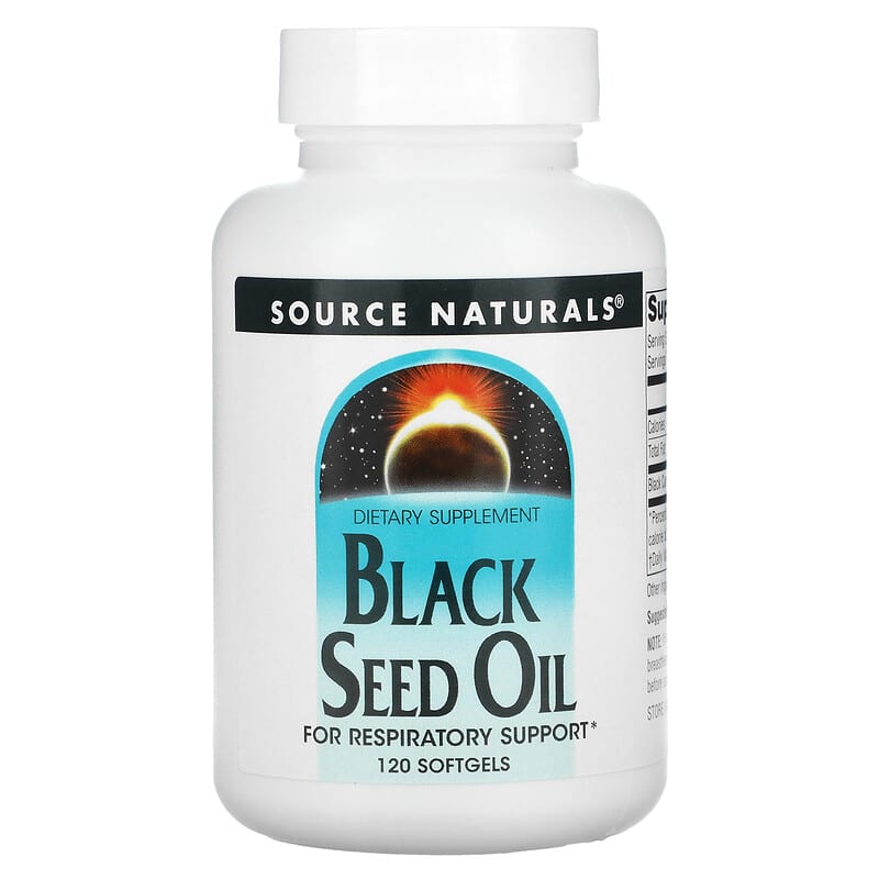 Source Naturals Black Seed Oil 120 Softgels 8 Thực phẩm chức năng Source Naturals Black Seed Oil 120 Softgels 021078027577