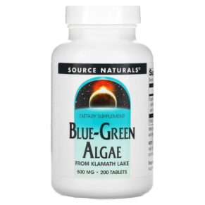 Thực phẩm chức năng Source Naturals Blue-Green Algae 500 mg 200 Tablets 021078001737