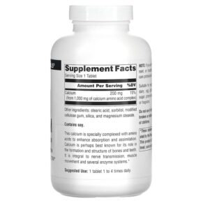 Thực phẩm bổ sung Source Naturals Calcium 250 Tablets 021078003021