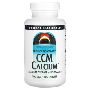 Thực phẩm chức năng Source Naturals CCM Calcium 300 mg 120 Tablets 021078009597