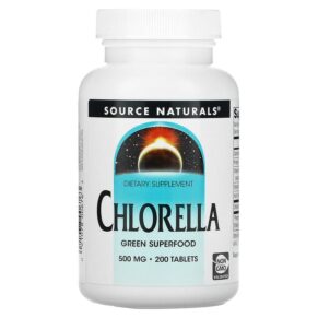 Thực phẩm chức năng Source Naturals Chlorella 500 mg 200 Tablets 021078006763