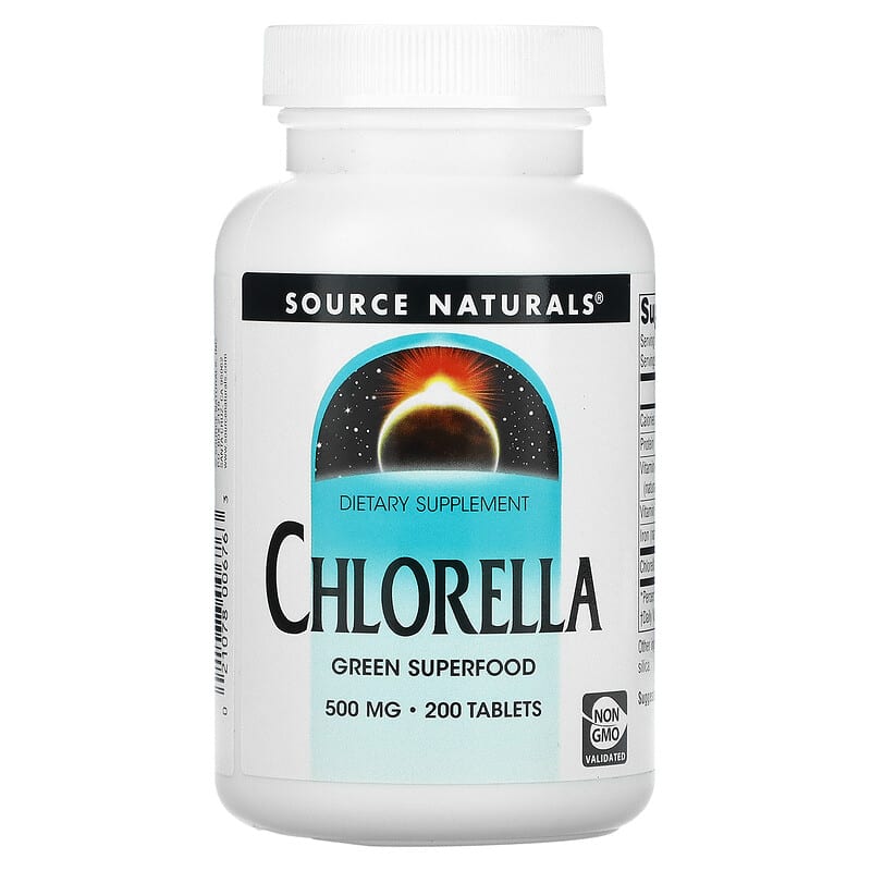 Source Naturals Chlorella 500 mg 200 Tablets 8 Thực phẩm chức năng Source Naturals Chlorella 500 mg 200 Tablets 021078006763