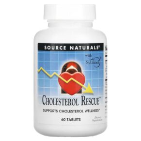 Thực phẩm chức năng Source Naturals Cholesterol Rescue 60 Tablets 021078017813