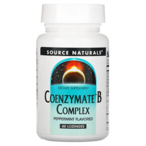 Thực phẩm chức năng Source Naturals Coenzymate B Complex Peppermint 60 Lozenges 021078009436