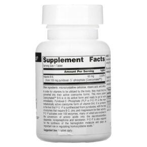 Thực phẩm bổ sung Source Naturals Coenzymated B-6 100 mg 60 Tablets 021078018605