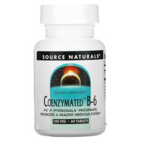 Thực phẩm chức năng Source Naturals Coenzymated B-6 100 mg 60 Tablets 021078018605