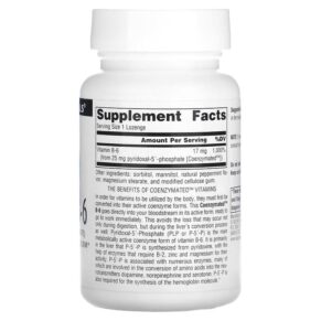 Thực phẩm bổ sung Source Naturals Coenzymated B-6 25 mg 120 Lozenges 021078002673