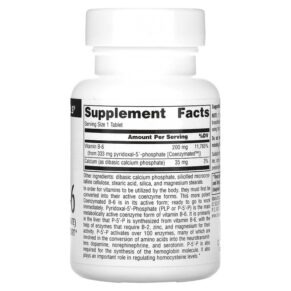 Thực phẩm bổ sung Source Naturals Coenzymated B-6 333 mg 30 Tablets 021078021957