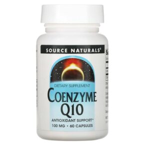 Thực phẩm chức năng Source Naturals Coenzyme Q10 100 mg 60 Capsules 021078008750