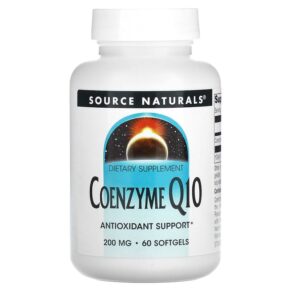 Thực phẩm chức năng Source Naturals Coenzyme Q10 200 mg 60 Softgels 021078015345