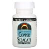 Thực phẩm chức năng Source Naturals Copper Sebacate 22 mg 120 Tablets 021078008842