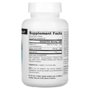 Thực phẩm bổ sung Source Naturals Coral Calcium 300 mg 120 Tablets 021078015635