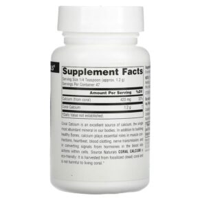 Thực phẩm bổ sung Source Naturals Coral Calcium Powder 2 oz (56.7 g) 021078015659