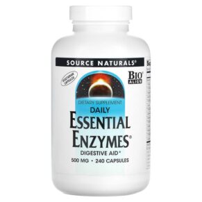 Thực phẩm chức năng Source Naturals Daily Essential Enzymes 500 mg 240 Capsules 021078013037