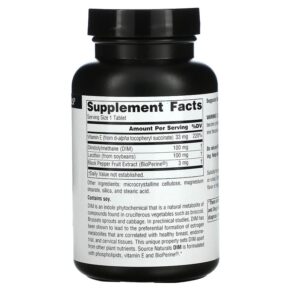 Thực phẩm bổ sung Source Naturals DIM (Diindolylmethane) 100 mg 120 Tablets 021078015673