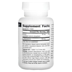 Thực phẩm bổ sung Source Naturals DLPA 750 mg 60 Tablets 021078001652
