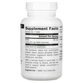Thực phẩm bổ sung Source Naturals DMAE 351 mg 200 Tablets 021078009689
