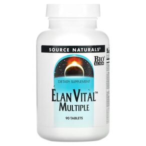 Thực phẩm chức năng Source Naturals Elan Vital Multiple 90 Tablets 021078000600