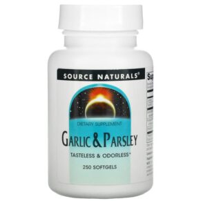Thực phẩm chức năng Source Naturals Garlic & Parsley 250 Softgels 021078002161