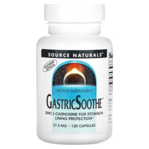 Thực phẩm chức năng Source Naturals GastricSoothe 37.5 mg 120 Capsules 021078022978