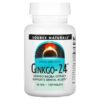Thực phẩm chức năng Source Naturals Ginkgo-24 40 mg 120 Tablets 021078000761