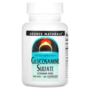 Thực phẩm chức năng Source Naturals Glucosamine Sulfate Sodium Free 500 mg 60 Capsules 021078015901
