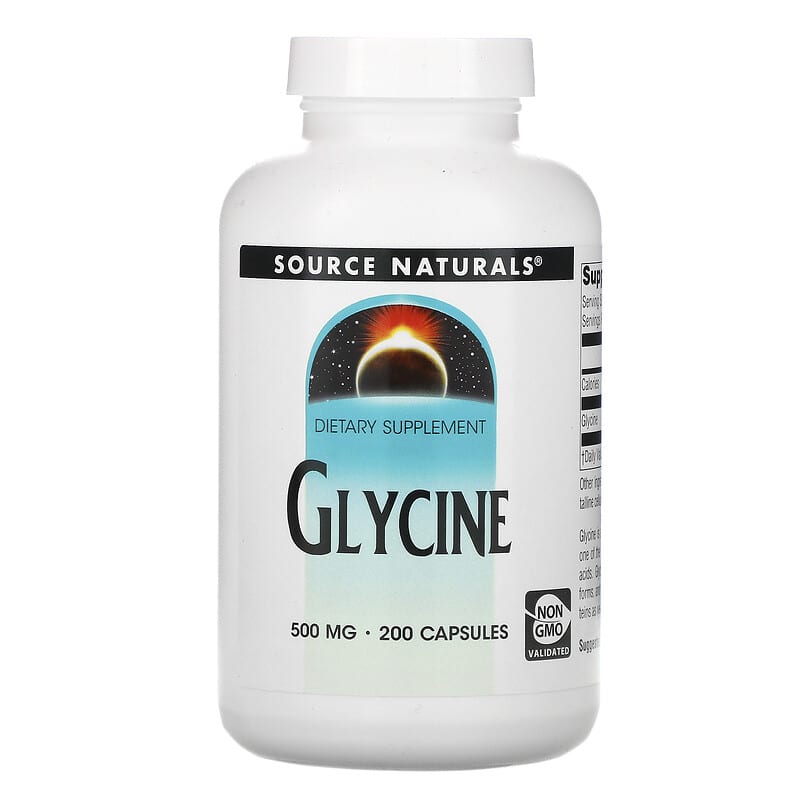 Source Naturals Glycine 500 mg 200 Capsules 8 Thực phẩm chức năng Source Naturals Glycine 500 mg 200 Capsules 021078016052