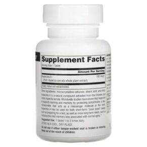 Source Naturals Huperzine A 100 mcg 120 Tablets 3 Thực phẩm bổ sung Source Naturals Huperzine A 100 mcg 120 Tablets 021078024101
